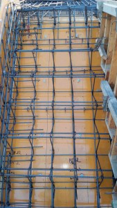 南棟階段配筋写真